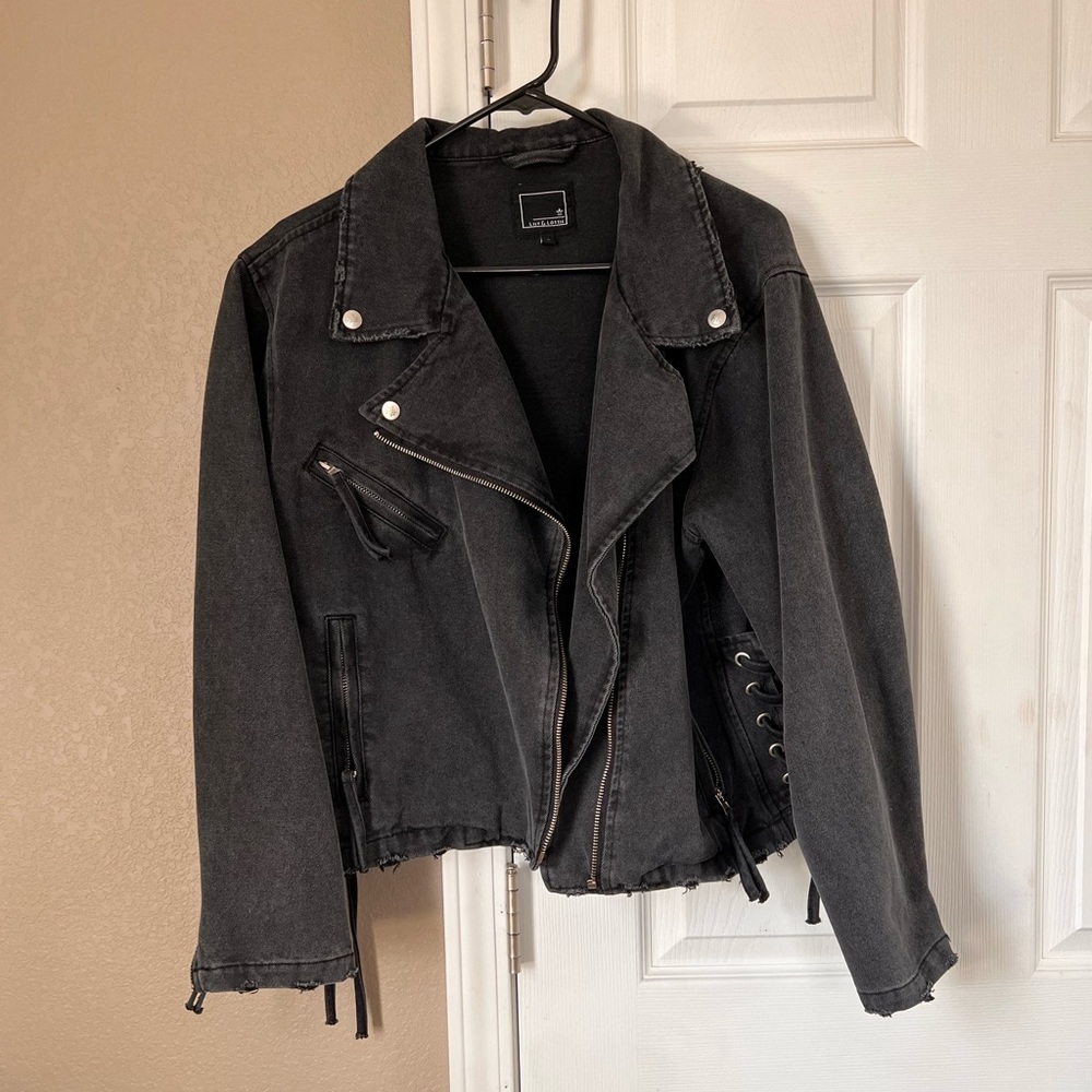 Lily & Lottie Moto Jean Jacket